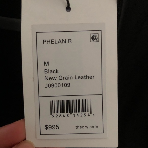 Theory phelan r black leather jacket - Picture 5 of 5